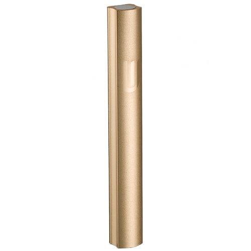 Aluminium Mezuzah 12cm- matallice gold wi