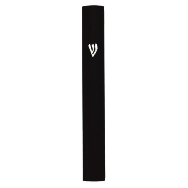 Aluminum Mezuzah 12cm with Metal "Shin"