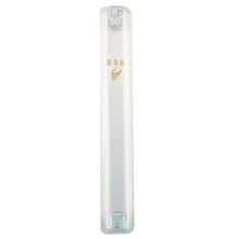 Clear Plastic Mezuzah Case 10cm