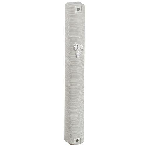 Plastic Mezuzah 15 Cm 3d Metallic Paint