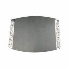 Emanuel Porcelain Challah Board-Lace Sides Gray
