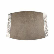 Emanuel Porcelain Challah Board-Lace Sides Antique Green