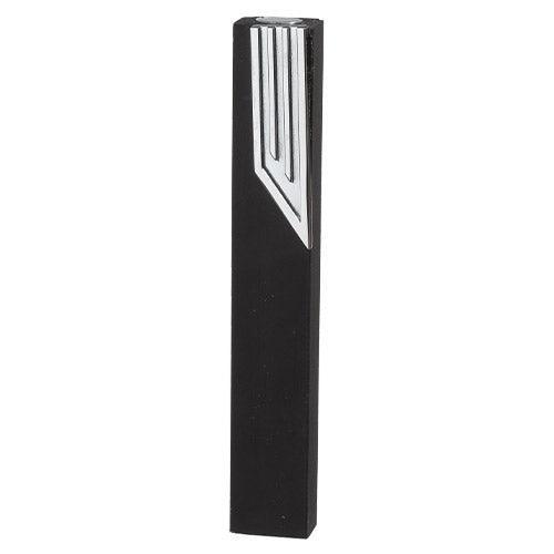 Aluminum Mezuzah 12cm with Metal "Shin"