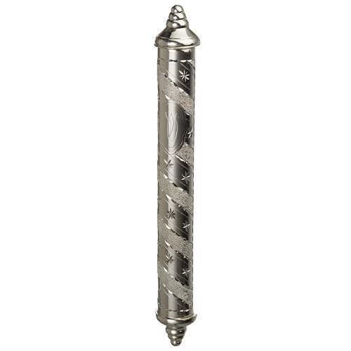 Elegant Mezuzah with silver coating - 15 cm