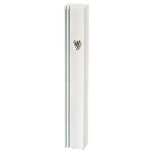 Aluminum Mezuzah 15 Cm with Metal "Shin"