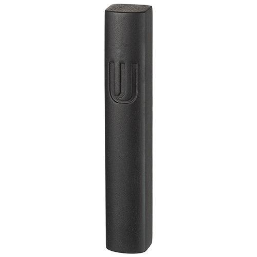 Polyresin Mezuzah 15 cm, Black Marble Color