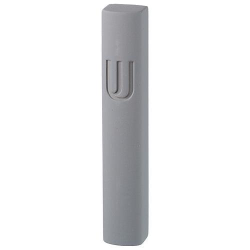 Polyresin Mezuzah 12 cm, Light Gray