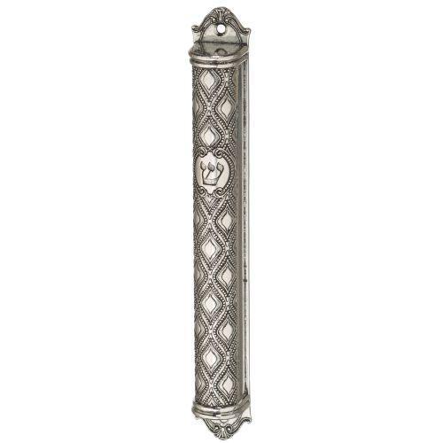 Nickel Mezuzah 12 cm