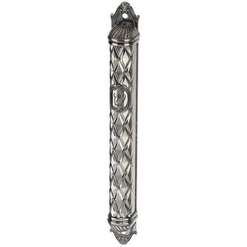 Metal Mezuzah 15 cm with Ornaments