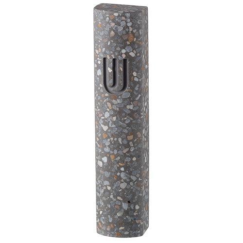 Polyresin "Cement" Mezuzah 15 cm, Light Gray