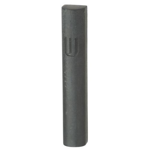 Polyresin "Cement" Mezuzah 15 cm, Dark Gray