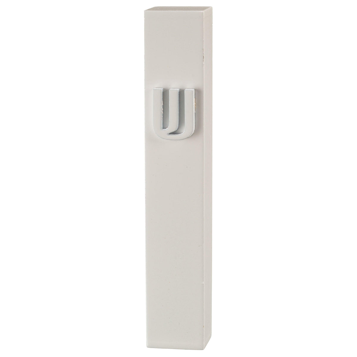 White Square Mezuzah 15 cm