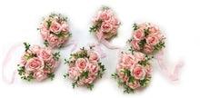 9' Garland with 6 flower balls