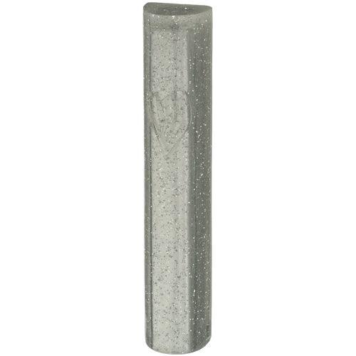 Polyresin Mezuzah 15 cm- Silver Glitter