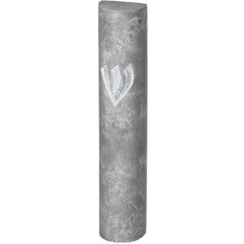 Polyresin Mezuzah 15 cm- Gray Marble