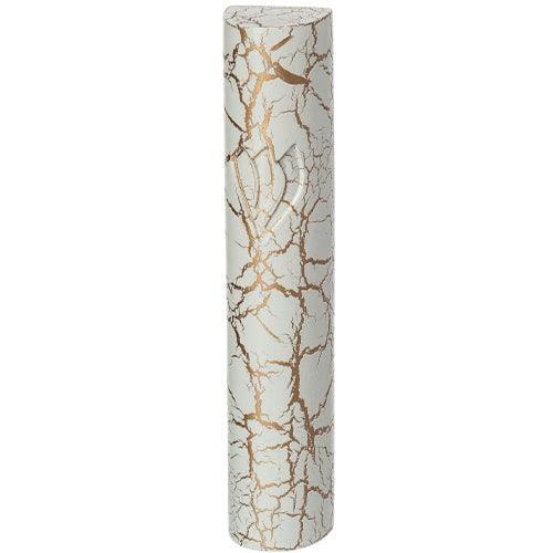 Polyresin Mezuzah 12 cm- White Marble