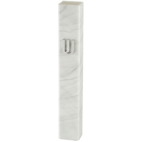 Perspex Mezuzah 15 cm - Glitter Silver