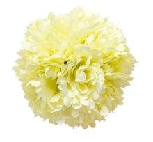 9" Peony flower balls Cream