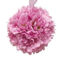 9" Peony flower balls Pink