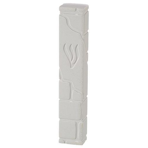 Polyresin Mezuzah 15 cm, White