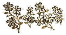 Plastic Flower Decoration Gold
