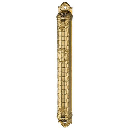 Metal Mezuzah 15 cm with Kotel Ornaments