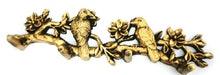 Plastic Birds Decoration Gold