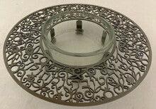 Emanuel Lace Honey Dish Silver
