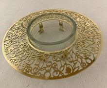 Emanuel Lace Honey Dish Brass