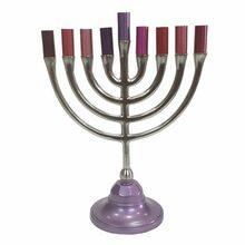 Emanuel Classic Menorah-Colored Cups Maroon