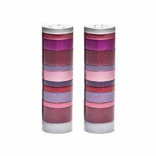 Anodized Salt and Pepper Shaker-Rings Maroon