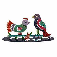 Emanuel Laser Cut Hand Painted Standing/Hanging Art Large Birds