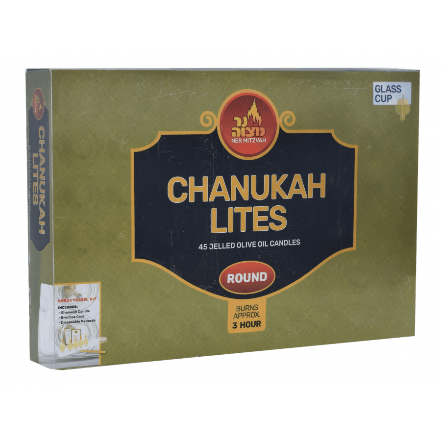 44pk. Chanukah Light - Round Large