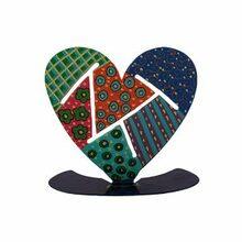 Emanuel Small Standing Hand Painted Hamsa Heart
