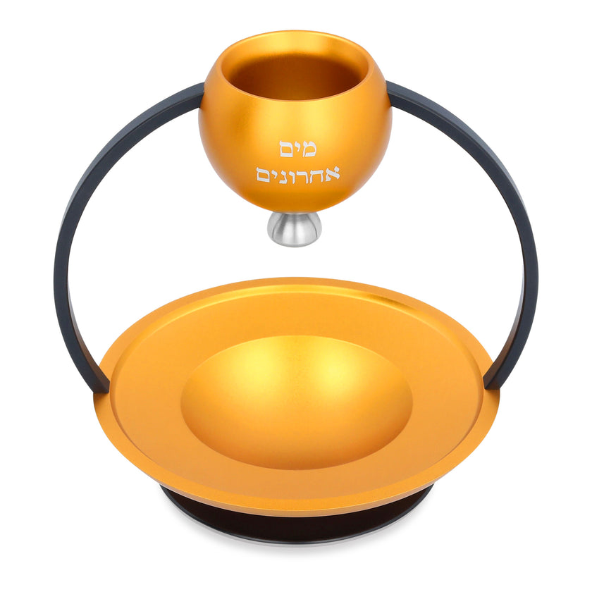 Modern Mayim Achronim - Sleek Dark Orange