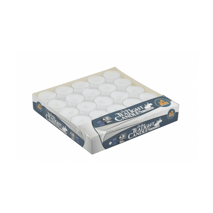 50 pk. Plastic Cup Tealights