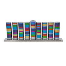 Emanuel Chanukah Menorah Full Rings Multicolor