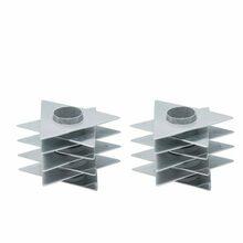Magen David Candlesticks Shiny-Matte