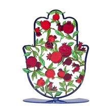 Emanuel Laser Standing Flower/Hamsa-Small Red Pomegranates