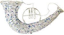 Wired Cornet with Beads and Glitter - 7.5"