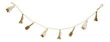 Glittered Musical Instument Garland - Gold - 5'