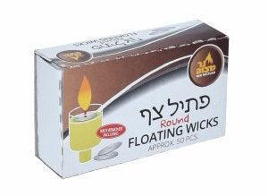 50pk Standard Round Floating Wicks