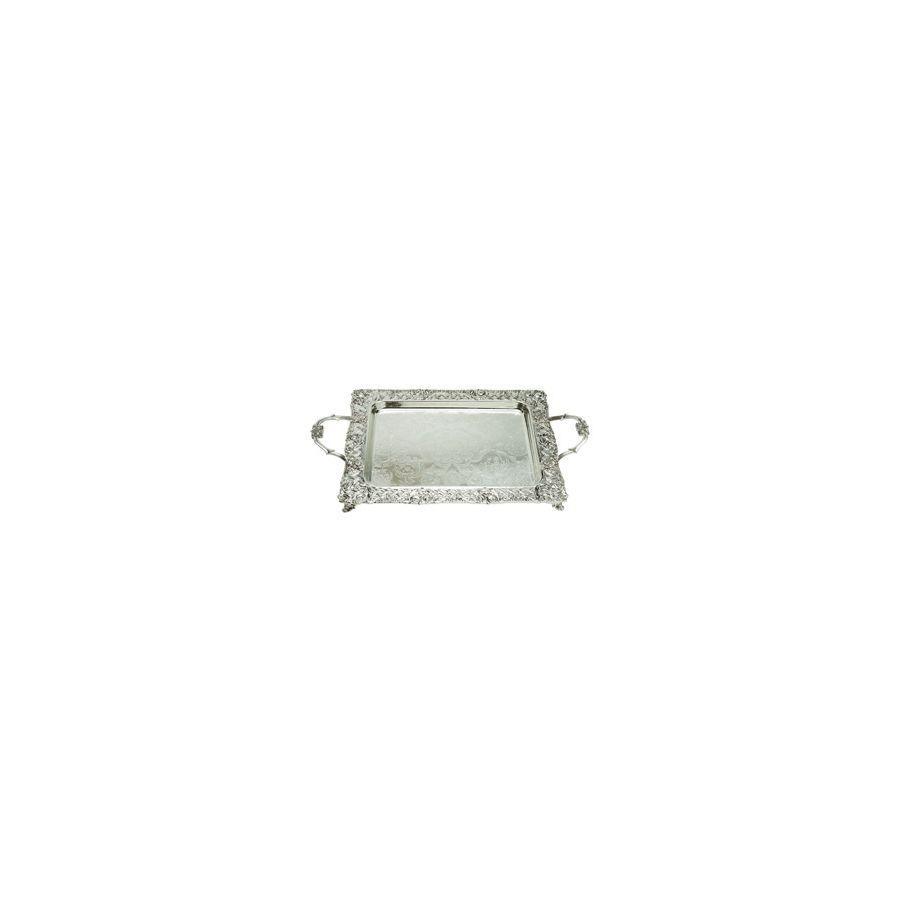 Silver Plated Tray - Menorah