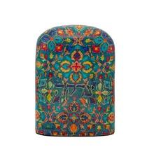 Emanuel Metal Painted Tzedakah Box Oriental Multicolor