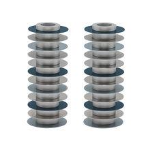 Emanuel Candlesticks with-Anodized Discs Gray