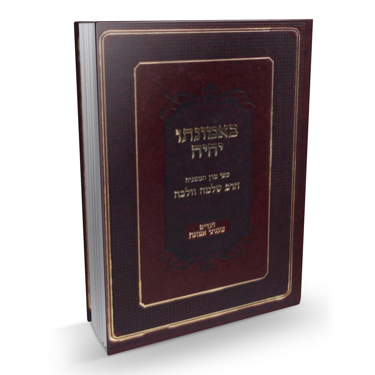 באמונתו יחיה וולבה