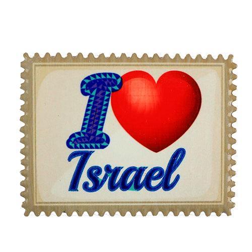 Ceramic  Magnet 8*6 Cm- Love Israel