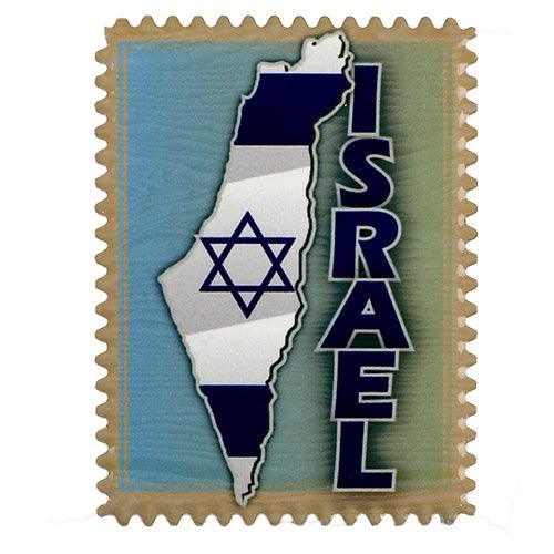 Ceramic Magnet 8x6 Cm - Israel Map