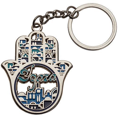 Metal Key Holder Hamsa 5 Cm