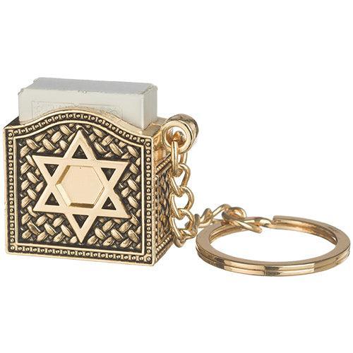 Key Holder 3 cm with Tehilim- Magen David